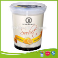 Customized Plastic in mold labeling Ice Cream Cup
